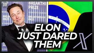 Elon Musks Response to Brazils X Ban Is Perfect [upl. by Einaffyt]