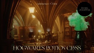 Hogwarts Potion Class ✧ 3 Hours Harry Potter Ambience ✧ Focus Study Creativity 🔮 [upl. by Sutsugua]