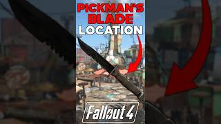 LEGENDARY PICKMANS BLADE LOCATION IN FALLOUT 4 [upl. by Euqinad582]