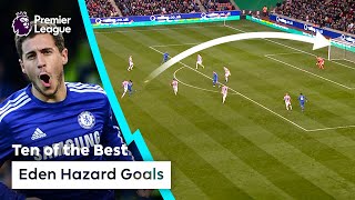 10 BEST Eden Hazard Goals  Premier League [upl. by Atterys]