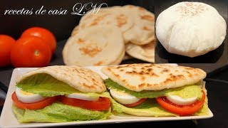 PAN DE PITA EN SARTEN RECETA FÁCIL Y ECONÓMICA [upl. by Alocin]