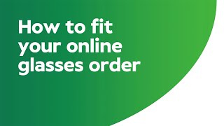 Specsavers  How to fit your online glasses order [upl. by Ainahs]