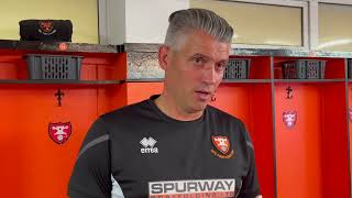 AFC Portchester boss Gav Spurways postmatch interview after Hamble game  September 21 2024 [upl. by Wilhide]