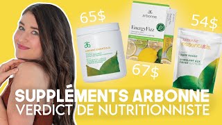 Suppléments Arbonne Fizz Fibres Alimentaires et Équilibre du Jardin  ANALYSE DE NUTRITIONNISTE [upl. by Ahsineg]