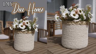 MACETA con BOTELLAS DE PLASTICO  DIY BOHO DECOR [upl. by Aiasi]