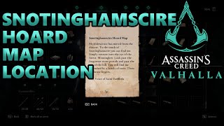 Snotinghamscire Hoard Map Treasure Location  Assassins Creed Valhalla [upl. by Marriott]