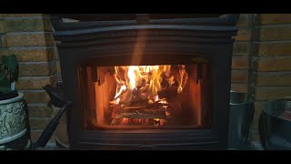 Pacific Energy Alderlea T5 Wood Stove  Self Cleaning Glass [upl. by Leotie]