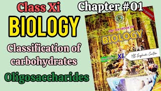 Oligosaccharides Classification of carbohydrates 11th biology Chapter01 Sindh board [upl. by Nosrac]