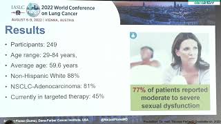 Abstract 1324 Sexual Health Assessment in Women with Lung Cancer SHAWL Study –Dr Narjust Florez [upl. by Deraj]