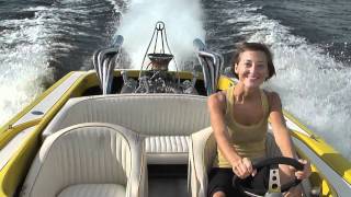 Jet Boat Tahiti 18 1974 Olds 455 part 4 [upl. by Ymorej89]