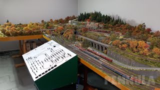 Spur TT Modelleisenbahn  Profi Traumanlage  Realistische Modellbahn der Ungarischen Staatsbahnen [upl. by Quiteri]