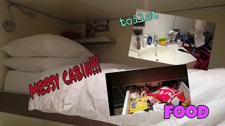 YACHT CREW CABIN WHILE GUESTS ONBOARD  YACHT STEWARDESS DIARY [upl. by Leigh]