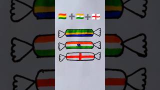 Indian flag on chocolate independence day short trending artworks india drawing [upl. by Aierdna]