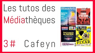 Tutoriels des Médiathèques de Roannais Agglomération  3 Cafeyn [upl. by Lord]