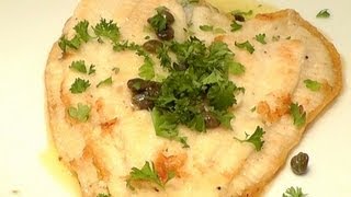 Pan Fried Fish  PLAICE in butter lemon amp capers  Simple Recipe [upl. by Valiant]