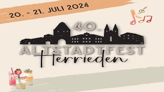 40 Altstadtfest  Dank an alle Helfer [upl. by Dodds]