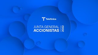 Junta General de Accionistas de Telefónica [upl. by Lorry592]