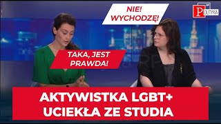 Aktywistka LGBT uciekła ze studia z braku argumentów [upl. by Moule946]