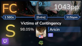 🔴 94⭐ Aricin  EPICA  Victims of Contingency Extra DT 9805  1043pp FC  osu [upl. by Tolland]