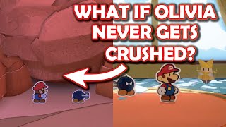 What if Bobbys boulder never crushed Olivia in Paper Mario Origami King Save file editing [upl. by Oeak]