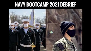 NAVY BOOTCAMP 2021 DEBRIEF Leadership Roles Honor Grads PFA COVID19 [upl. by Youlton148]