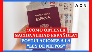 ¿Cómo obtener nacionalidad española En 270 aumentaron las postulaciones a la “Ley de Nietos” [upl. by Jackie197]