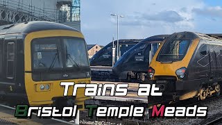 A windy afternoon at Bristol Temple Meads [upl. by Yehtomit]