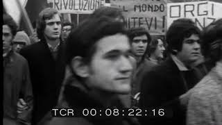 Manifestazione a Milano 15 dicembre 1970 [upl. by Atsirc]