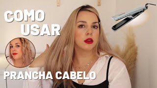 COMO USAR A PRANCHA PARA ALISAR ONDULAR OU ENCARACOLAR O CABELO  A MINHA BABYLISS 50 PRO [upl. by Leiso]