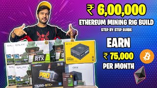 ₹ 600000 Ethereum Mining Rig Build  Step By Step Guide  6x 3070 [upl. by Cromwell652]