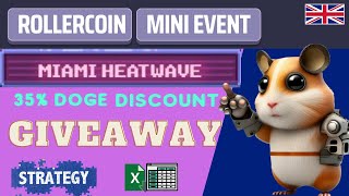 Miami Heatwave Mini Event Rewards List Excel Giveaway 35 Discount rollercoin Arcade style games [upl. by Bax]