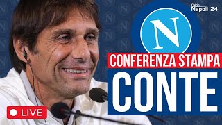 Presentazione Conte in DIRETTA 🔴 Conferenza stampa SSC Napoli [upl. by Lewan]