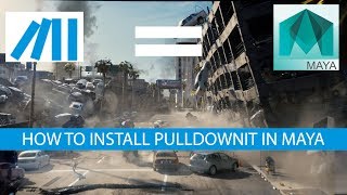 How to Install PullDownIt in maya [upl. by Leckie]