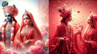 Trending Ai generated hd Radha Krishna Wallpaper🪈  HD IMAGE OF RADHA KRISHNA🙏hd wallpaperai [upl. by Fredelia]