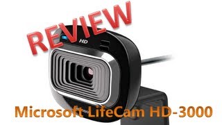 Microsoft LifeCam HD3000 Unboxing amp Test Review amp Erfahrungsbericht Deutsch [upl. by Penrod]