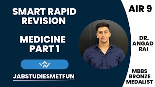 Smart Rapid Revision MEDICINE Part 1  FMGE amp NEET PG  Dr Angad Rai [upl. by Ah]