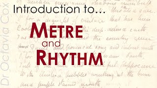 METRE amp RHYTHM in POETRY  Poetic examples definitions amp analysis from English Literature [upl. by Viviana]