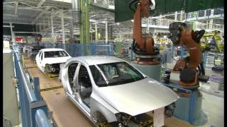 Mercedes AClass production  Rastatt Germany [upl. by Enyal]