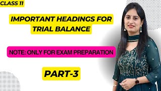 Exam Preparation Important Questions Part  3 trialbalance [upl. by Relluf220]