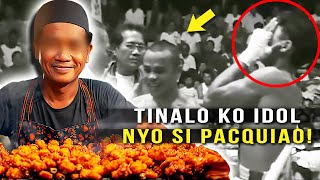 ANG PARESMAMI VENDOR NA UNANG TUMALO KAY MANNY PACQUIAO VIA KNOCKOUT [upl. by Iniffit]