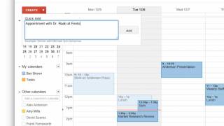 Creating Events in Google Calendar [upl. by Adkins234]