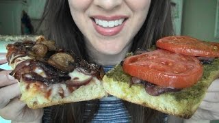 SassEnsacks ASMR Pizza  Eating Sounds  SassEsnacks  Relaxation  Whispers  Help with Sleep [upl. by Rebme257]