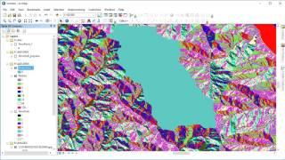 Basin Delineation part3 Watershed Delineation using pour point method [upl. by Emmer]