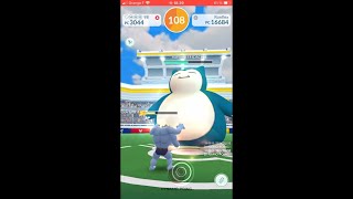 RAID RONFLEX NIVEAU 3 EN SOLO POKÉMON GO [upl. by Ahsenek]