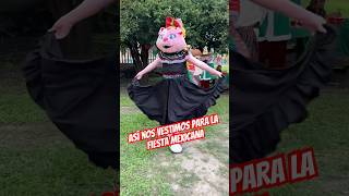 Así nos Vestimos la fiesta Mexicana fiestamexicana vivamexico entretenimiento humor comedia [upl. by Vena431]