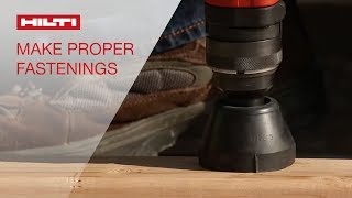 HOW TO make a proper fastening with Hilti powderactuated tools [upl. by Fabrin]