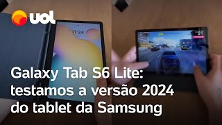 Galaxy Tab S6 Lite como é tablet da Samsung bom para estudos e que não custa fortuna veja review [upl. by Nedia]