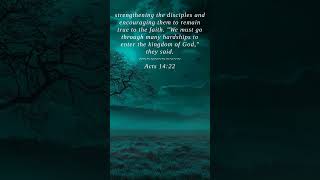 Bible  Acts 1422  strengthening the disciples an [upl. by Trin395]