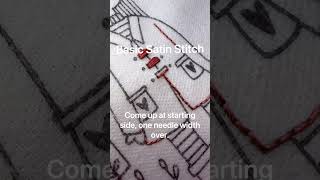 Basic Satin Stitch Quick Tutorial [upl. by Ennahoj]