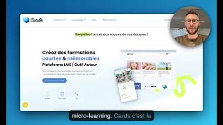 Démonstration de Cards microlearning et lassistant IA intégré [upl. by Darryl]